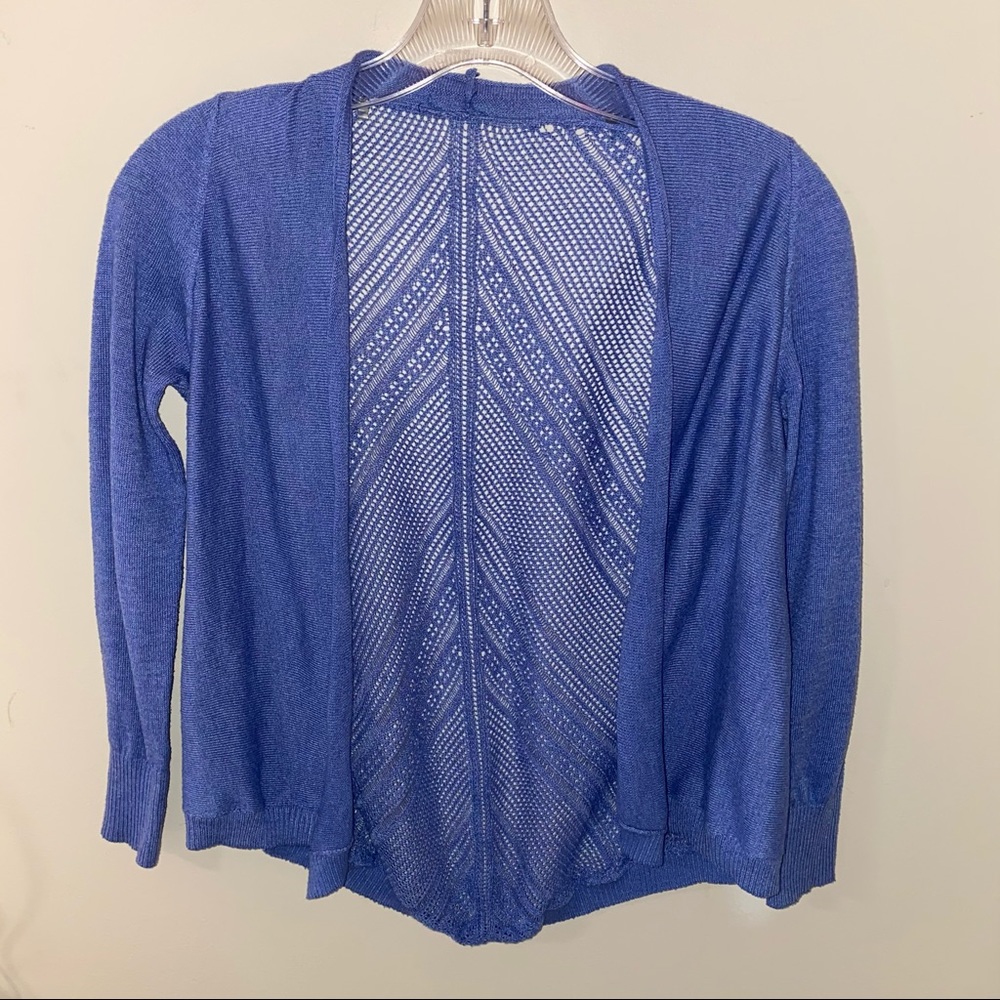 Blue Lace Cardigan